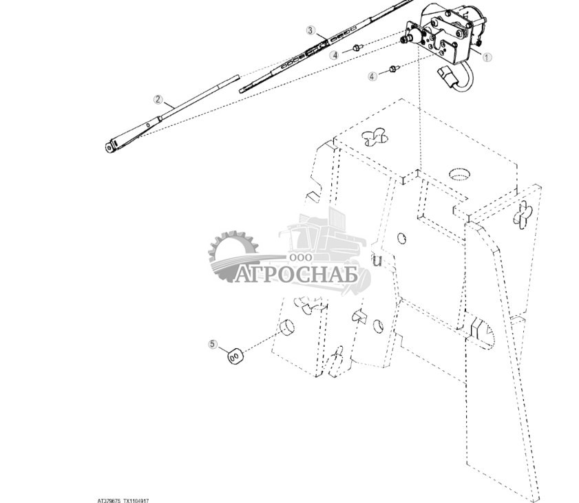 Узел стеклоочистителя ветрового стекла - ST703887 341.jpg